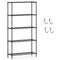 5-Tier Metal Storage Shelves Adjustable Heavy Duty Wire Rack 1250 lbs